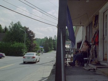 Movie still from “Black Fly - Wait” (2019), directed by Patrick Golan – Wide shot, High angle