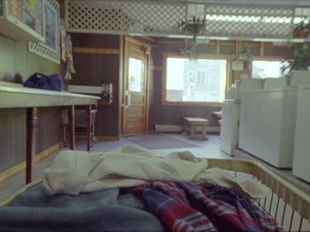 Movie still from “Black Fly - Wait” (2019), directed by Patrick Golan – Wide shot, High angle