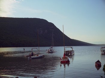 Movie still from “Black Fly - Wait” (2019), directed by Patrick Golan – Extreme Wide shot, High angle