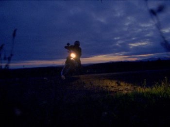 Movie still from “Black Fly - Wait” (2019), directed by Patrick Golan – Extreme Wide shot, Low angle