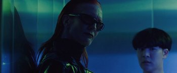 Movie still from “Kiccc - Here” (2019), directed by Riun Garner – Close Up shot, Low angle