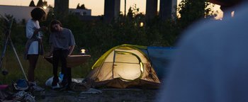 Movie still from “Kiccc - Here” (2019), directed by Riun Garner – Wide shot, Low angle