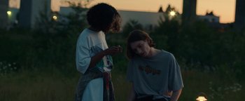 Movie still from “Kiccc - Here” (2019), directed by Riun Garner – Medium shot, Over the shoulder angle