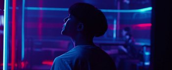 Movie still from “Kiccc - Here” (2019), directed by Riun Garner – Close Up shot, Low angle