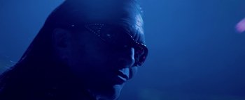 Movie still from “Kiccc - Here” (2019), directed by Riun Garner – Extreme Close Up shot, Low angle