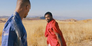 Movie still from “Meernaa - Ready to Break” (2019), directed by Cooper Kenward – Medium shot, Over the shoulder angle