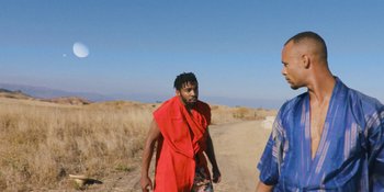 Movie still from “Meernaa - Ready to Break” (2019), directed by Cooper Kenward – Medium shot, Low angle