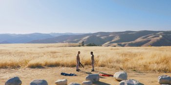 Movie still from “Meernaa - Ready to Break” (2019), directed by Cooper Kenward – Extreme Wide shot, High angle