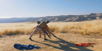 Movie still from “Meernaa - Ready to Break” (2019), directed by Cooper Kenward – Extreme Wide shot, Low angle