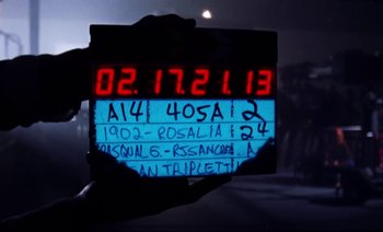 Movie still from “Rosalía & Ozuna - Yo x Ti, Tu x Mi” (2019), directed by Pasqual Gutierrez – Extreme Close Up shot, Over the shoulder angle