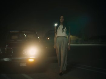 Movie still from “Active Child - All Eyes on You” (2019), directed by Isaac Ravishankara – Wide shot, Low angle