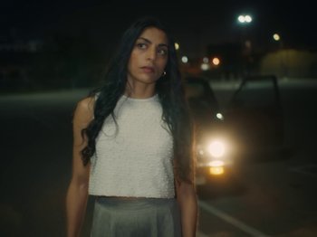 Movie still from “Active Child - All Eyes on You” (2019), directed by Isaac Ravishankara – Medium shot, Low angle