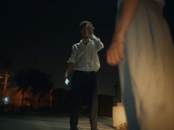 Movie still from “Active Child - All Eyes on You” (2019), directed by Isaac Ravishankara – Medium shot, Low angle