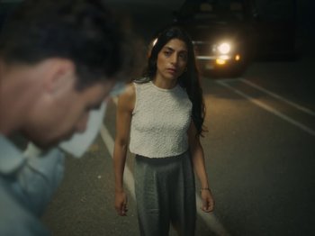 Movie still from “Active Child - All Eyes on You” (2019), directed by Isaac Ravishankara – Medium shot, Over the shoulder angle