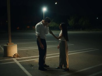 Movie still from “Active Child - All Eyes on You” (2019), directed by Isaac Ravishankara – Medium shot, Low angle