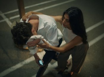 Movie still from “Active Child - All Eyes on You” (2019), directed by Isaac Ravishankara – Medium shot, Low angle