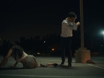 Movie still from “Active Child - All Eyes on You” (2019), directed by Isaac Ravishankara – Wide shot, Low angle