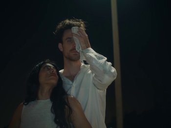 Movie still from “Active Child - All Eyes on You” (2019), directed by Isaac Ravishankara – Medium shot, Low angle