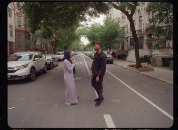 Movie still from “Ali Gatie - It’s You” (2019), directed by Nathan R. Smith – Wide shot, Over the shoulder angle