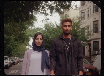 Movie still from “Ali Gatie - It’s You” (2019), directed by Nathan R. Smith – Medium shot, Low angle