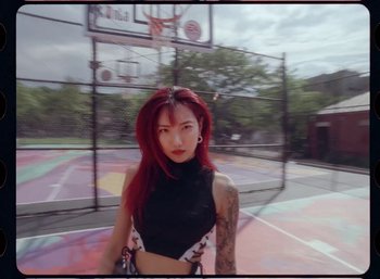 Movie still from “Ali Gatie - It’s You” (2019), directed by Nathan R. Smith – Medium shot, Low angle