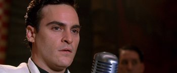 Movie still from “Walk the Line” (2005), directed by James Mangold – Close Up shot, Over the shoulder angle