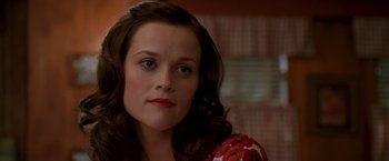 Movie still from “Walk the Line” (2005), directed by James Mangold – Close Up shot, Over the shoulder angle