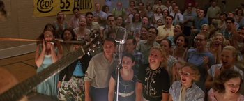 Movie still from “Walk the Line” (2005), directed by James Mangold – Medium shot, High angle