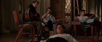 Movie still from “Walk the Line” (2005), directed by James Mangold – Medium shot, Low angle