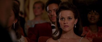 Movie still from “Walk the Line” (2005), directed by James Mangold – Close Up shot, Over the shoulder angle