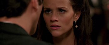 Movie still from “Walk the Line” (2005), directed by James Mangold – Close Up shot, Over the shoulder angle