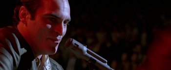 Movie still from “Walk the Line” (2005), directed by James Mangold – Close Up shot, Low angle