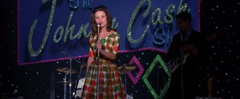 Movie still from “Walk the Line” (2005), directed by James Mangold – Medium shot, Low angle