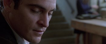 Movie still from “Walk the Line” (2005), directed by James Mangold – Close Up shot, Low angle