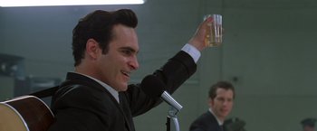 Movie still from “Walk the Line” (2005), directed by James Mangold – Close Up shot, Low angle