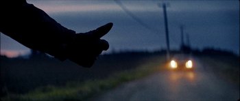 Movie still from “J Travis - Albatross” (2019), directed by Ft. Langley – Extreme Close Up shot, Low angle