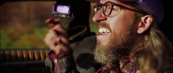 Movie still from “J Travis - Albatross” (2019), directed by Ft. Langley – Extreme Close Up shot, Low angle