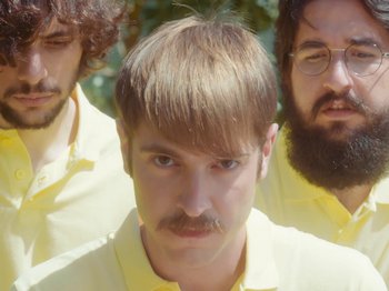 Movie still from “Colectivo Da Silva - Marina d’Or” (2019), directed by Kirkpatrick Buffet – Extreme Close Up shot, Low angle