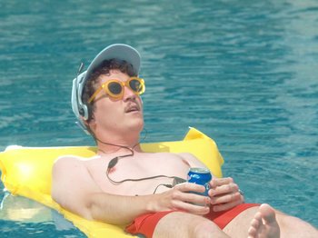 Movie still from “Colectivo Da Silva - Marina d’Or” (2019), directed by Kirkpatrick Buffet – Medium shot, High angle