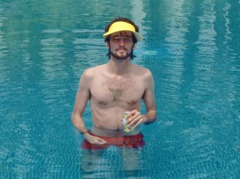 Movie still from “Colectivo Da Silva - Marina d’Or” (2019), directed by Kirkpatrick Buffet – Medium shot, Overhead angle