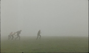 Movie still from “Zetak - Errepidean” (2019), directed by Eloi Colom – Extreme Wide shot, High angle