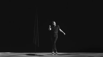 Movie still from “De Staat - Tie Me Down feat. Luwten” (2019), directed by Ruben Van Leer – Wide shot, Low angle