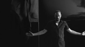 Movie still from “De Staat - Tie Me Down feat. Luwten” (2019), directed by Ruben Van Leer – Medium shot, Low angle