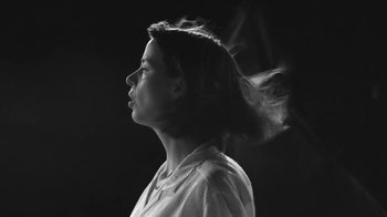 Movie still from “De Staat - Tie Me Down feat. Luwten” (2019), directed by Ruben Van Leer – Close Up shot, Low angle