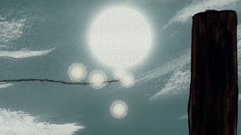 Movie still from “Kishi Bashi - Violin Tsunami” (2019), directed by Mike McCoy – Medium shot, Low angle