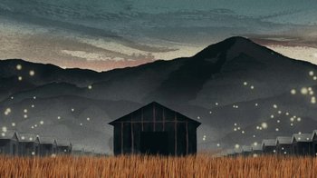 Movie still from “Kishi Bashi - Violin Tsunami” (2019), directed by Mike McCoy – Extreme Wide shot, Low angle