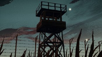 Movie still from “Kishi Bashi - Violin Tsunami” (2019), directed by Mike McCoy – Extreme Wide shot, Low angle