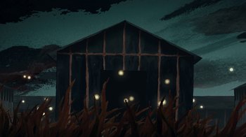 Movie still from “Kishi Bashi - Violin Tsunami” (2019), directed by Mike McCoy – Extreme Wide shot, High angle