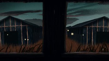 Movie still from “Kishi Bashi - Violin Tsunami” (2019), directed by Mike McCoy – Extreme Wide shot, High angle