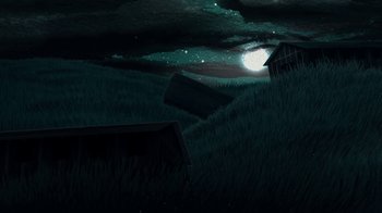 Movie still from “Kishi Bashi - Violin Tsunami” (2019), directed by Mike McCoy – Extreme Wide shot, Low angle